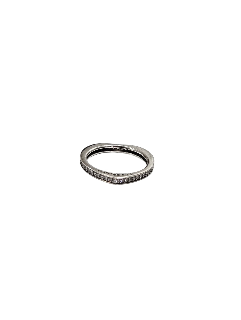Pandora Sparkling Arcs of Love Ring Size 48
